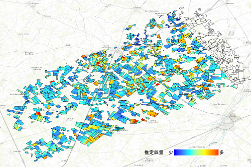 小麦の収量の推定